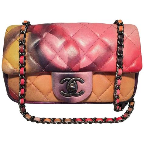 chanel flower power mini flap bag